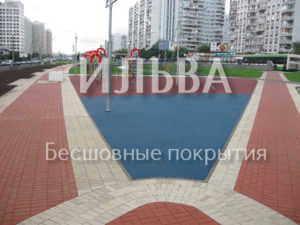 резиновое покрытие для детских площадок в москве